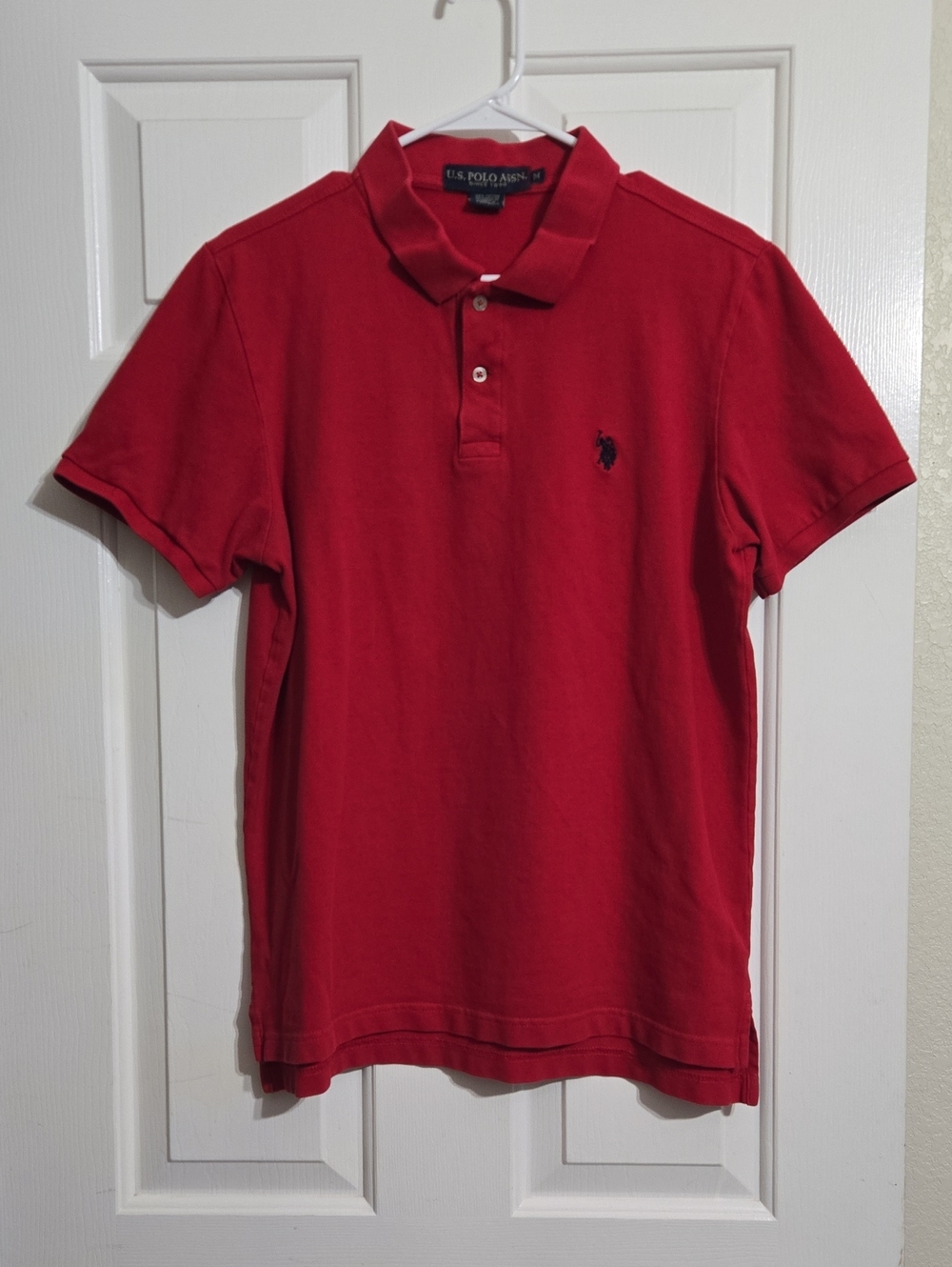 U.S. Polo Assn. Men's Red Short-Sleeve Polo